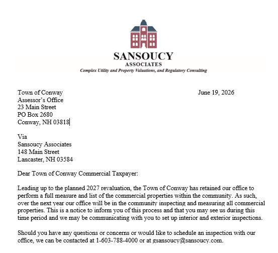 Notice from Assessing Office about Commercial Taxpayers